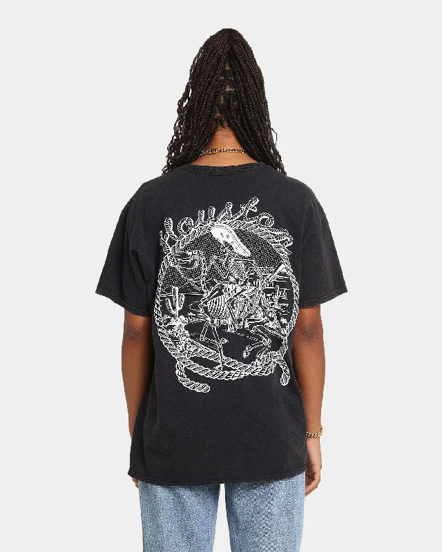 Goat Crew Houston Drawing Vintage T-Shirt Black Wash