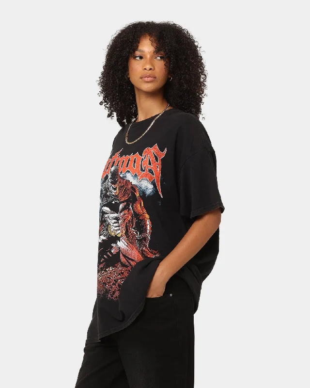 Goat Crew X DC Batman Metal Vintage T-Shirt Black Wash