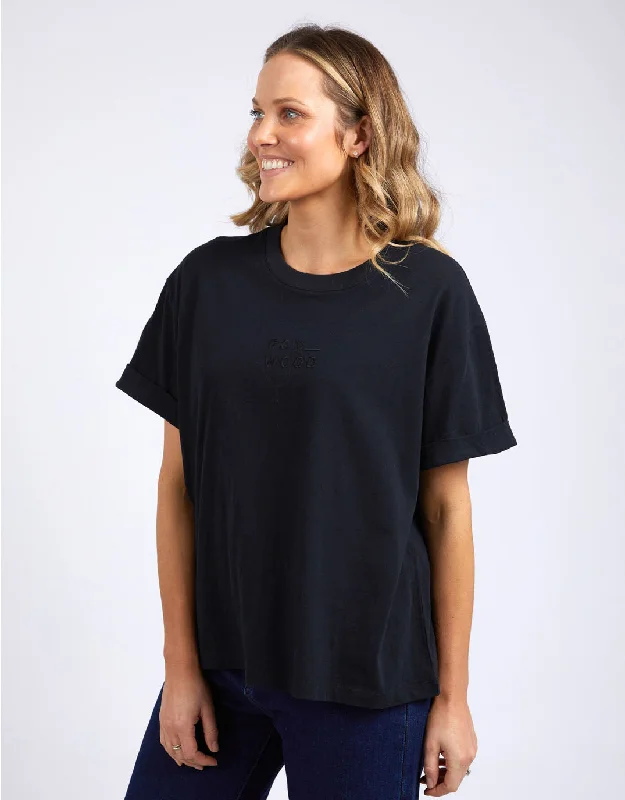 Huntleigh Oversized Tee - Black