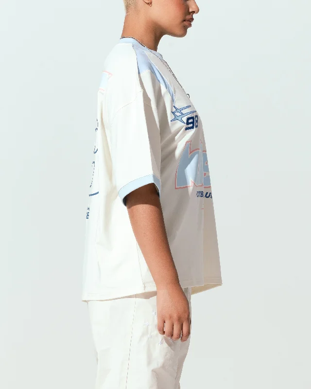 Loiter Tournament Jersey Off White/Blue