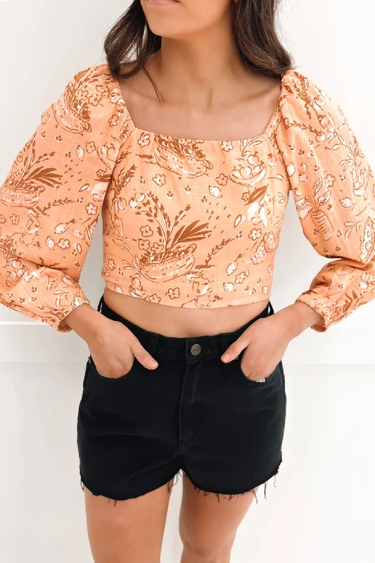 Louisa Top Orange