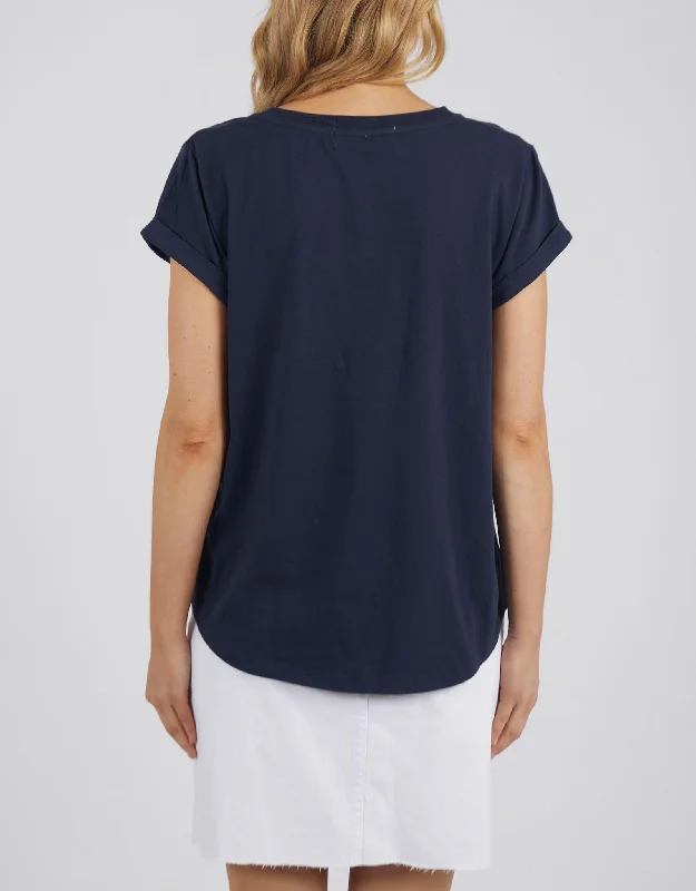 Manly Vee Tee - Navy