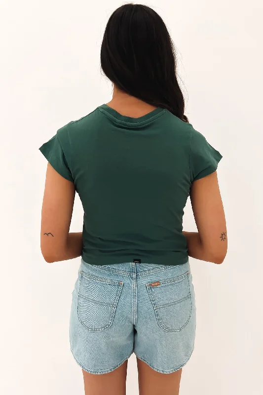 Minimal Thrills Relaxed Tee Mallard Green