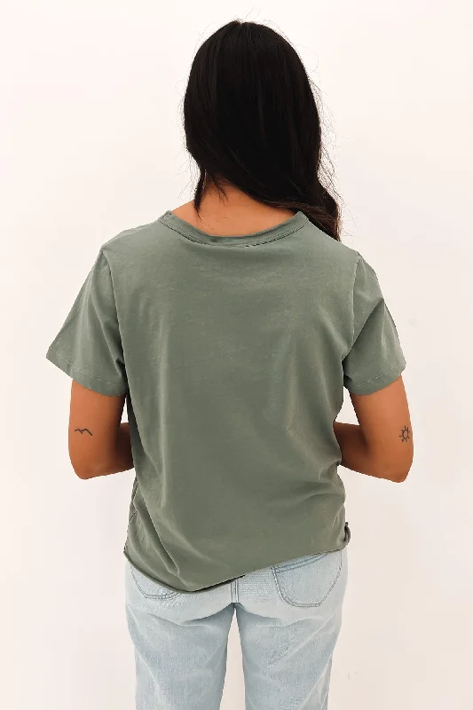 Minimal Thrills Relaxed Tee Seaglass Green