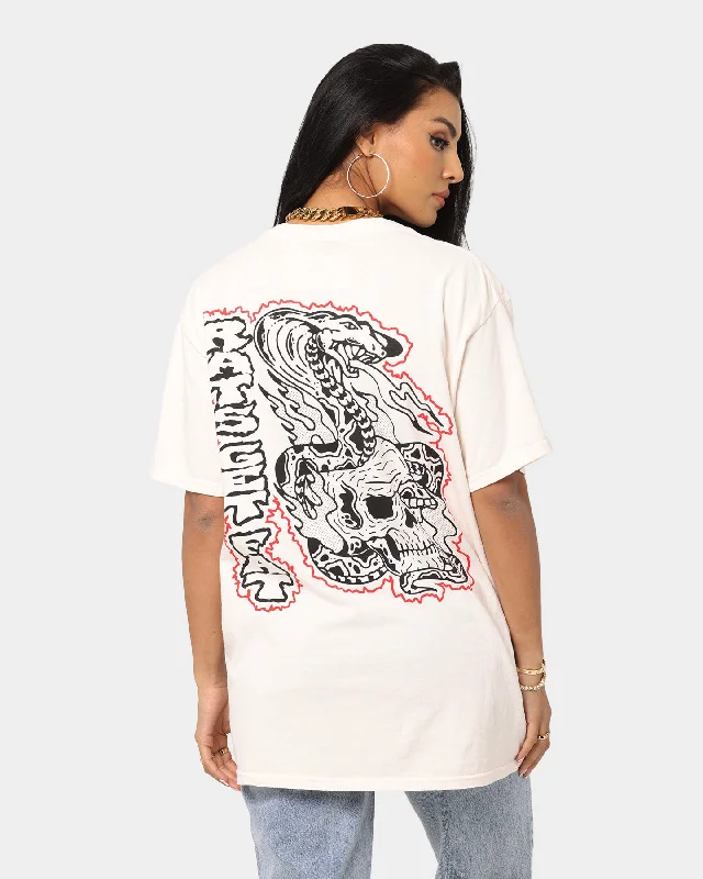 Rats Get Fat Serpent Vintage T-Shirt Off White