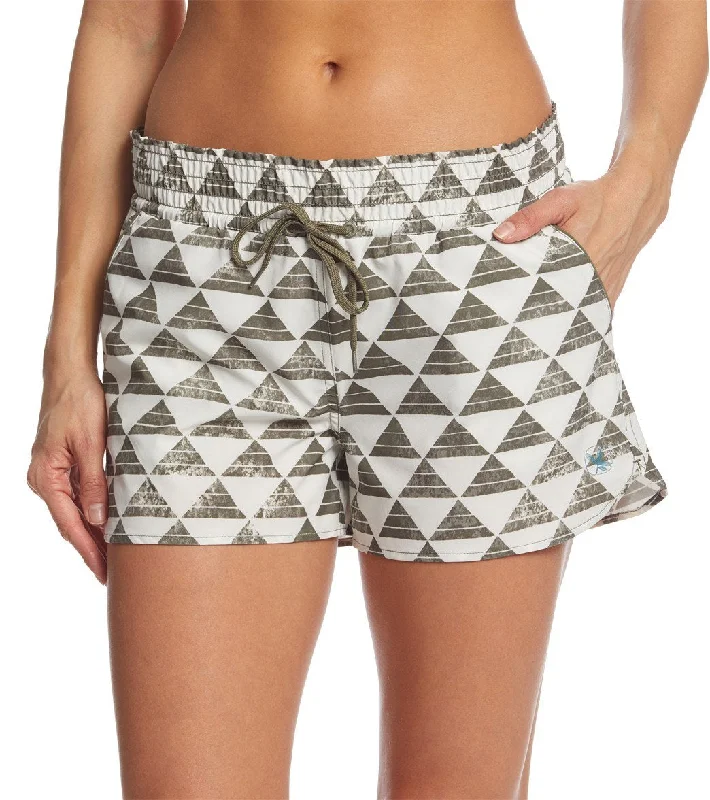 Carve Designs Bali Board Shorts Olive Triangles