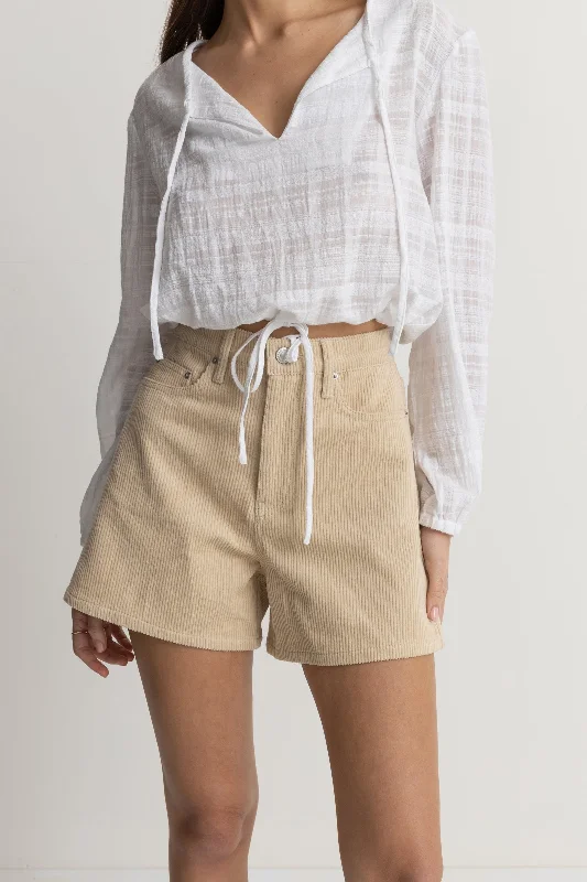 Corduroy  Staple Short Cream