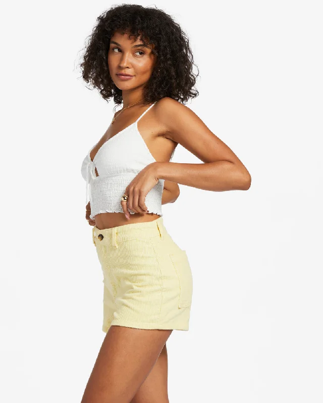 Free Fall Corduroy Shorts - Sunbeam