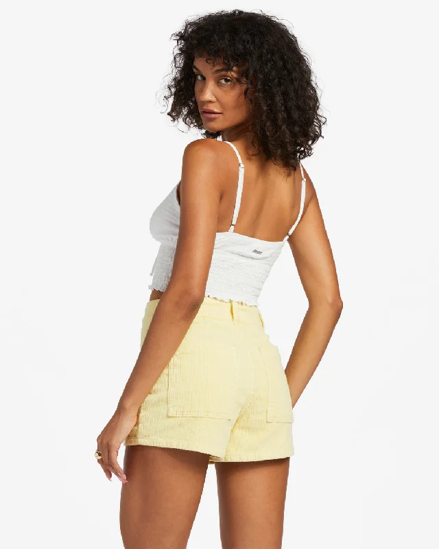 Free Fall Corduroy Shorts - Sunbeam