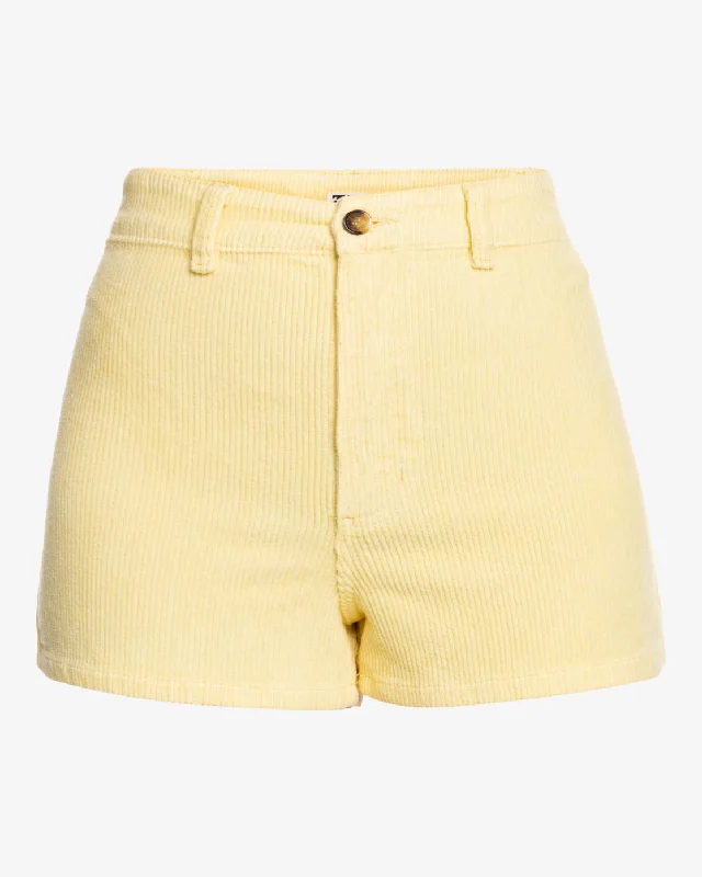 Free Fall Corduroy Shorts - Sunbeam