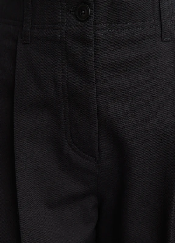 Relaxed Twill Shorts