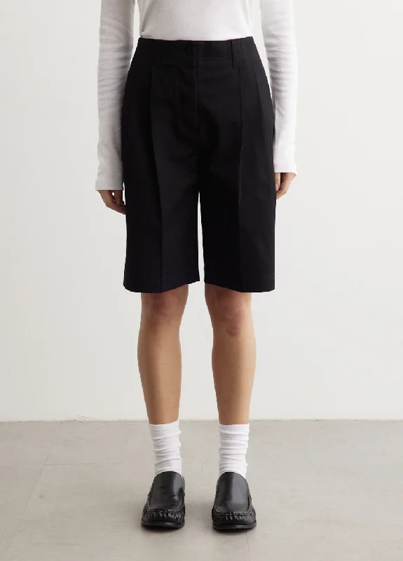 Relaxed Twill Shorts