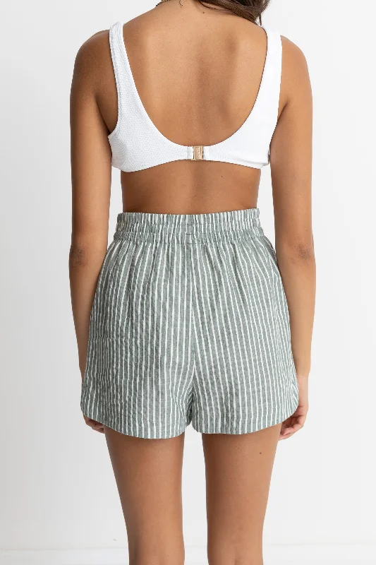 Stevie Stripe Short Green