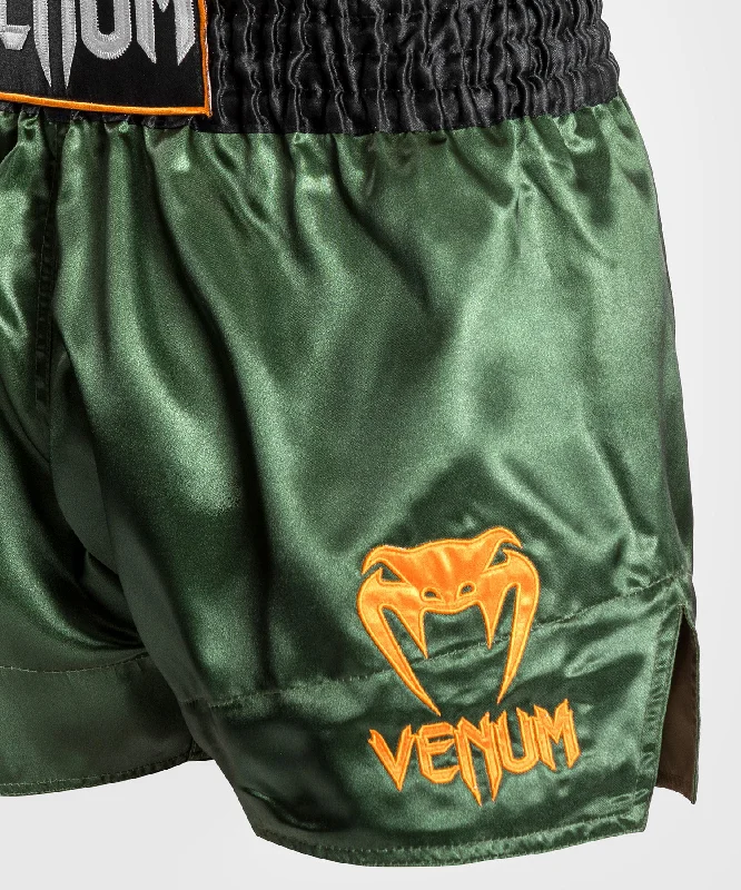 Venum Classic Muay Thaï Short - Green/Black/Gold