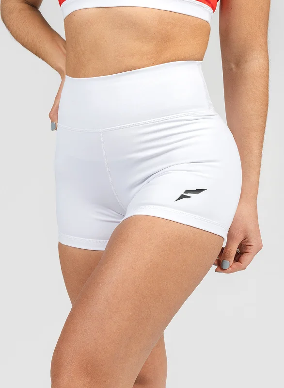 VIVID 2.0 COMPRESSION SHORTS - WHITE