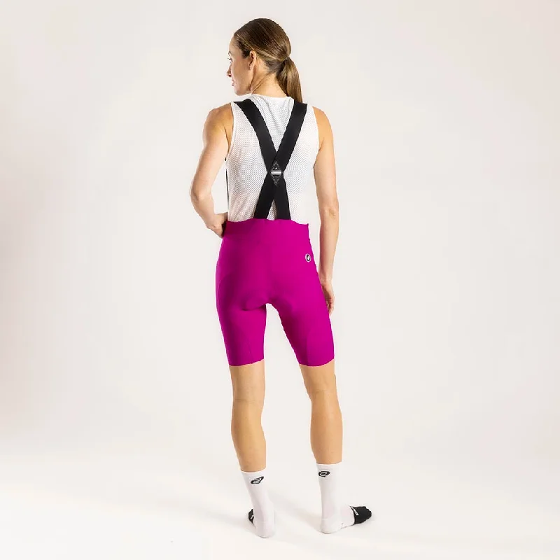 Women's Apex Elite Bib Shorts (Magenta)