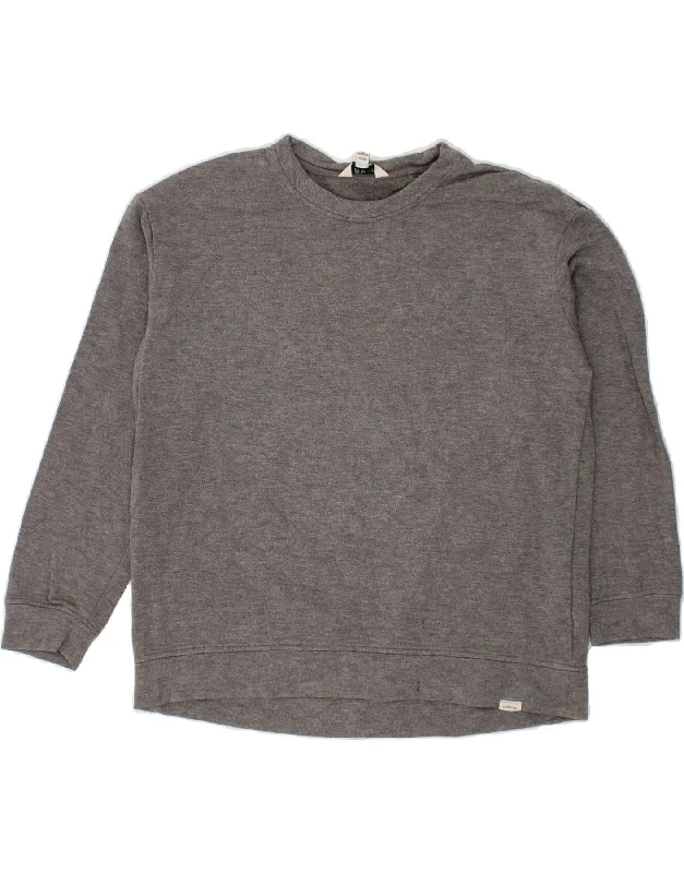 ORVIS Womens Sweatshirt Jumper UK 10 Small Grey Polyester