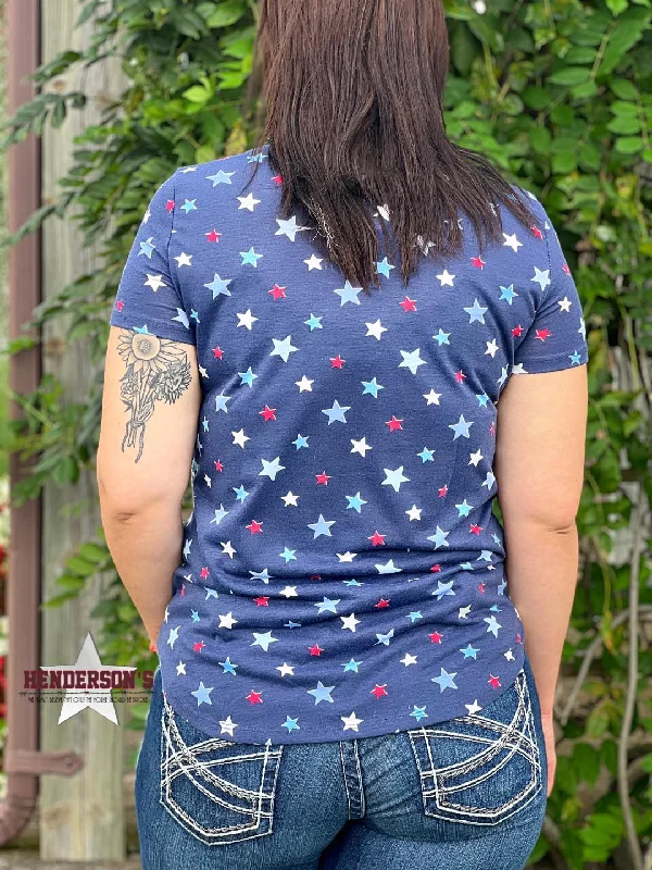 Ladies Stars Swing Tee by Panhandle