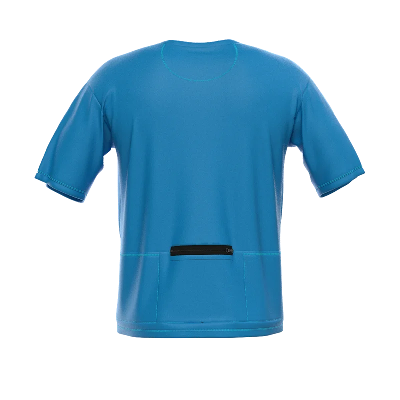 Men's Sunset Matte Colors Short Sleeve Cycling Shirt