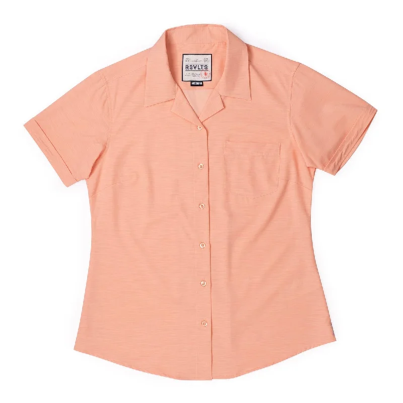 Peach Chaos – Women's KUNUFLEX Short Sleeve Shirt