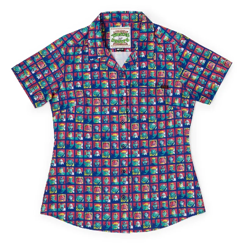 Teenage Mutant Ninja Turtles “Dimension X-cellent” – Women's KUNUFLEX Short Sleeve Shirt