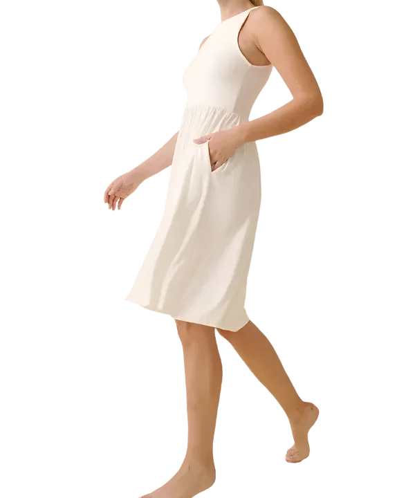 Bamboo Amy Knee Length Women's Dresses