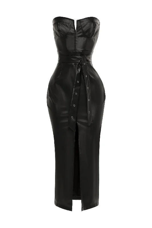 Luna Leather Dress