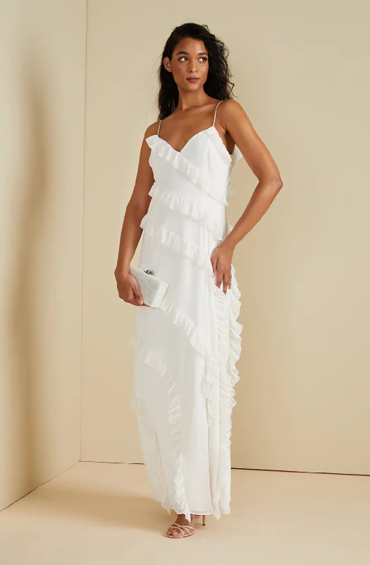 Chara Ruffle Gown