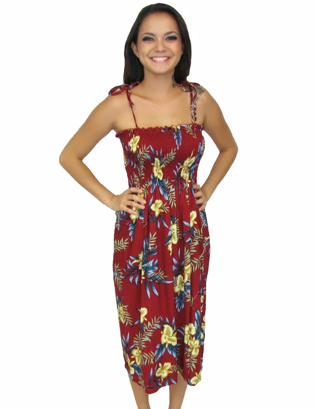Keilani Smock Tub Top Hawaiian Dress