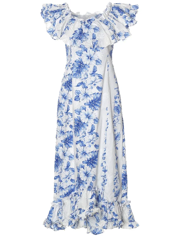 Long Ruffle Muumuu Dress Haku Laape