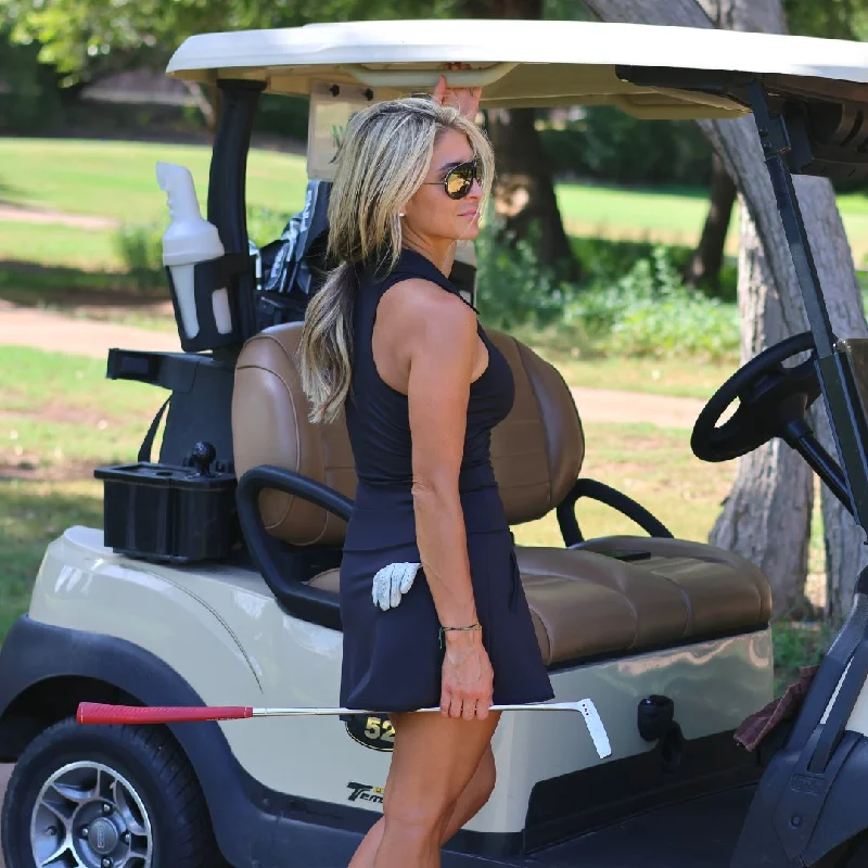 Racerback Dress - Black