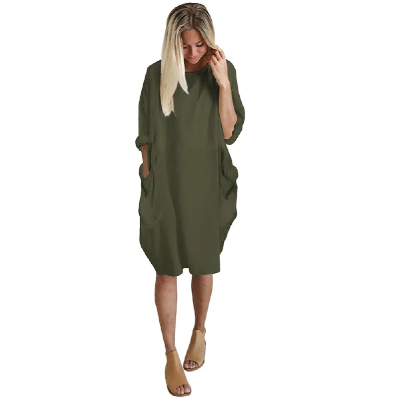 Women's Pocket Loose Dress